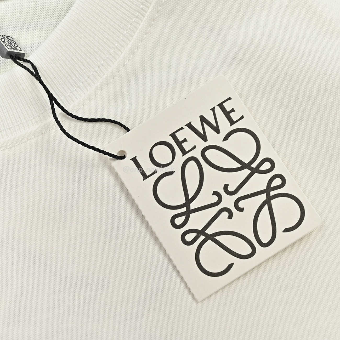 Loewe Angel Eye Printed White T Shirt (5) - newkick.org